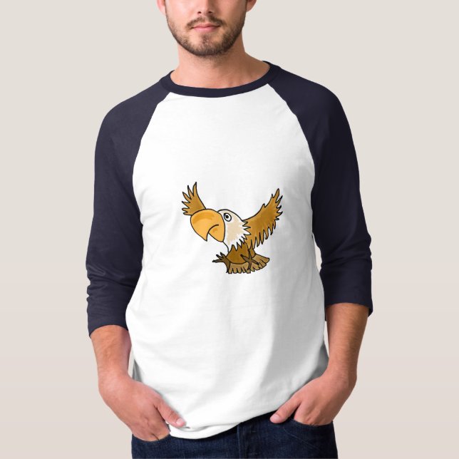 AE camiseta de Eagle del dibujo animado (Anverso)