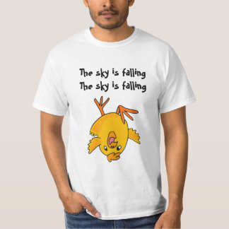 AE divertido el cielo es camisa del pollo que cae