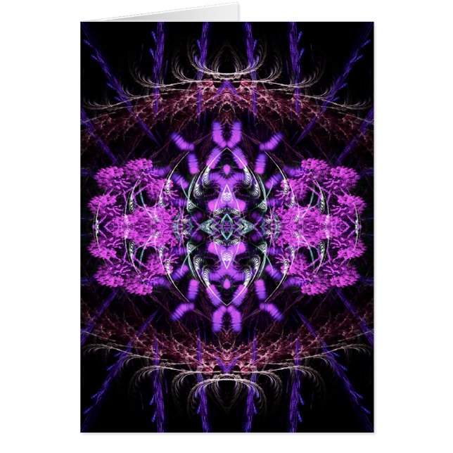 Aedroa : Tarjeta de fantasía fractal (Frente)