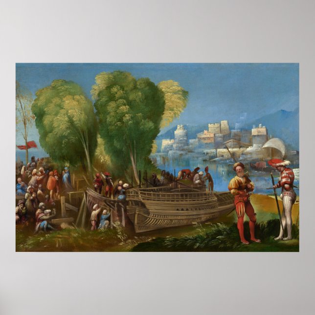 Aeneas y Acates - Dosso Dossi Póster de Arte Fino (Frente)