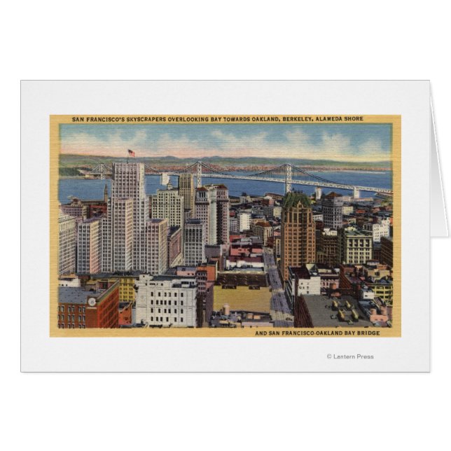 Aerial del centro de la ciudad, Bay Bridge View (Anverso (Horizontal))