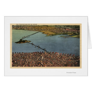 Aerial, Puente de la Bahía de San Francisco-Oaklan