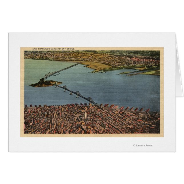 Aerial, Puente de la Bahía de San Francisco-Oaklan (Anverso (Horizontal))