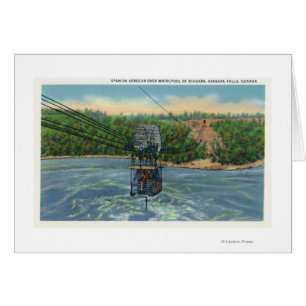 Aerocar Español sobre el remolino de Niagara