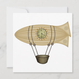 aeródromo de steampunk zeppelin