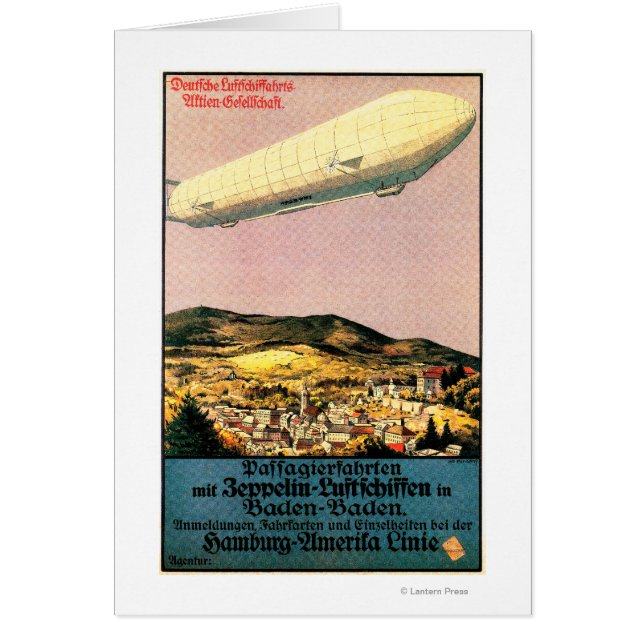 Aeródromo Luftschiff Zeppelin sobre el Poster muni (Frente)