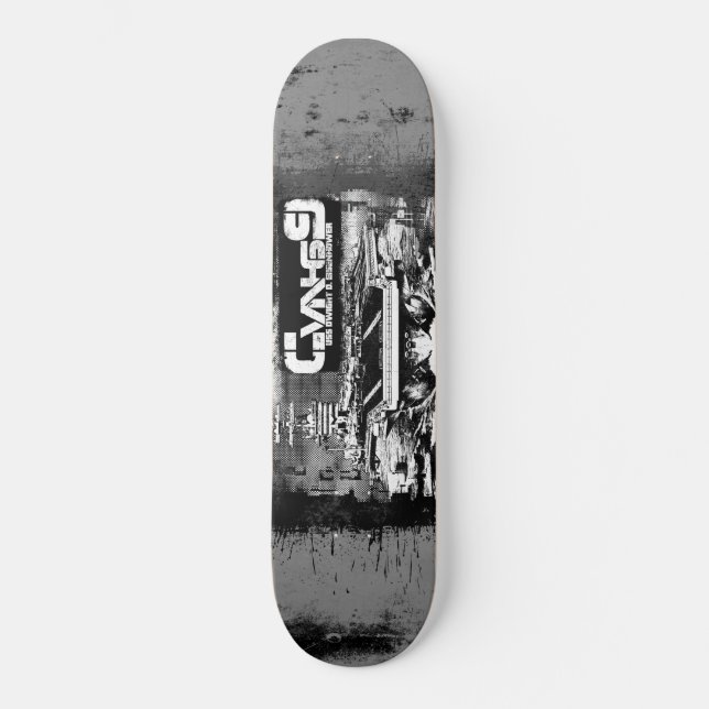 Aeronave Dwight D. Eisenhower Skateboard (Anverso)