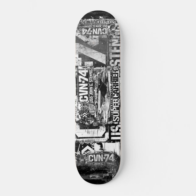 Aeronave John C. Stenis Skateboard (Anverso)