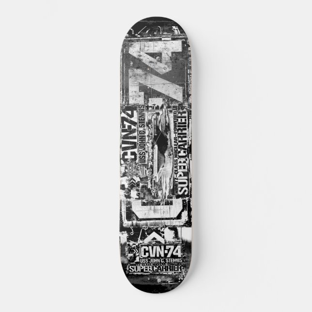 Aeronave John C. Stenis Skateboard (Anverso)