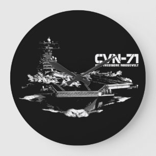 Aeronave Theodore Roosevelt Aif reloj de pared