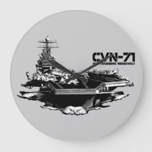 Aeronave Theodore Roosevelt Aif reloj de pared