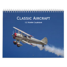 Aeronaves Clásicas - Calendario de 12 Meses