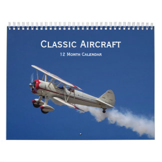 Aeronaves Clásicas - Calendario de 12 Meses
