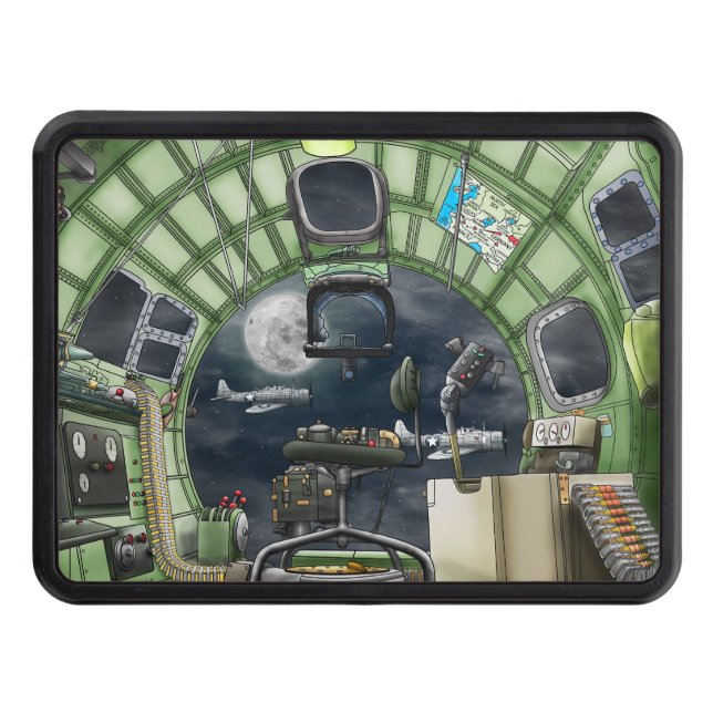 Aeronaves de combate B-17 con cubierta de abertura (Anverso)