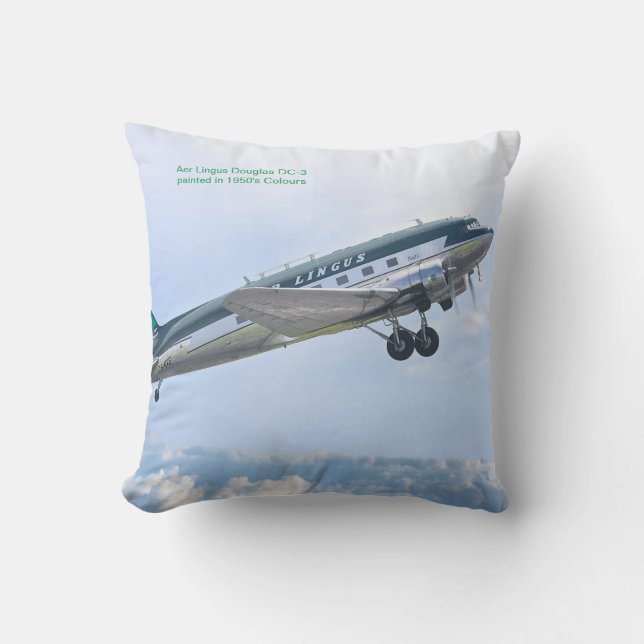 Aeronaves de época para el Cojín decorativo de pol (Anverso)