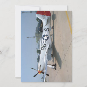 Aeronaves Mustang P-51D - tarjeta plana