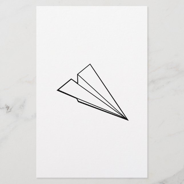 Aeroplano de papel (Anverso)