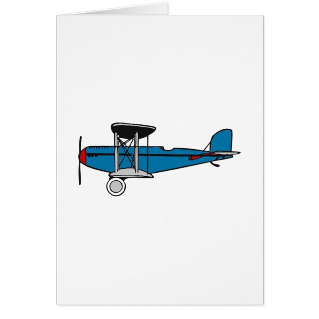 Aeroplano del biplano (Frente)
