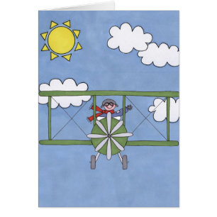 Aeroplano en las nubes