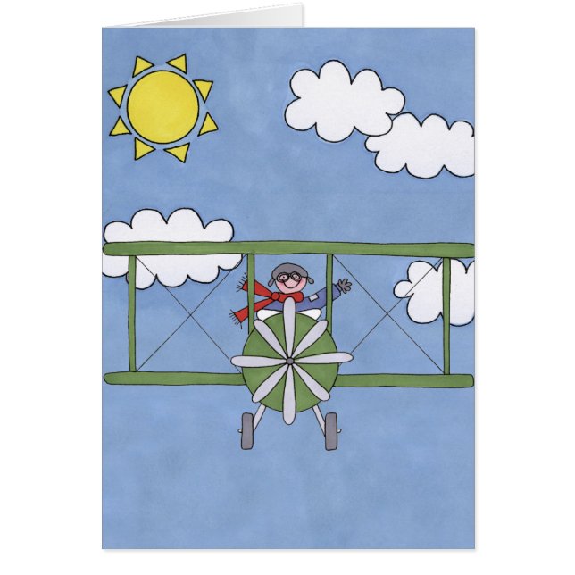 Aeroplano en las nubes (Frente)