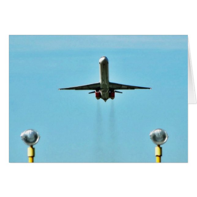 Aeroplano que saca en aeropuerto (Anverso (Horizontal))