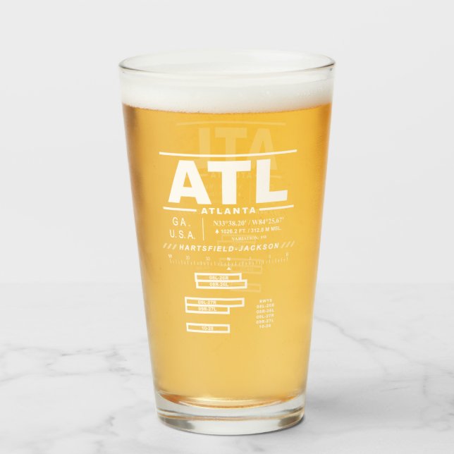 Aeropuerto Internacional de Atlanta ATL (Reverso (lleno))