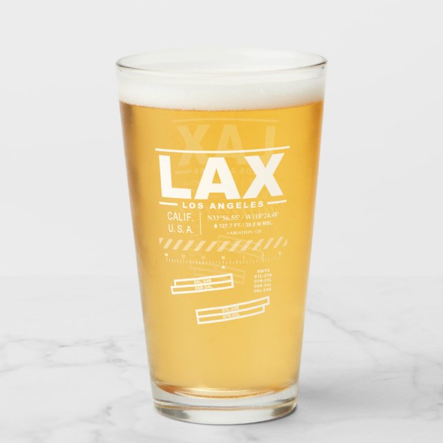 Aeropuerto Internacional de Los Ángeles LAX  (Reverso (lleno))