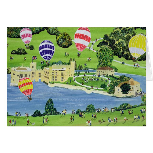 Aerostación en Leeds Castle (Anverso (Horizontal))