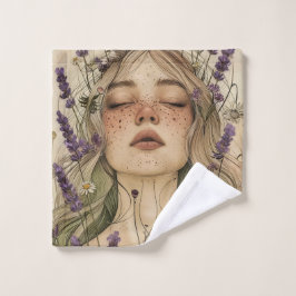 Aesthetic Cottagecore Girl Art Print