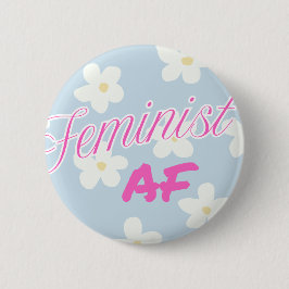 AF feminista - botón