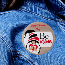 Afecto de corazón: botón Feliz Día de San Valentín