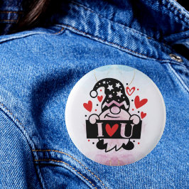 Afecto romántico: Te amo botón Gnome