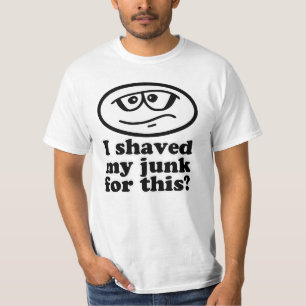 Afeité mis desperdicios para esta camiseta