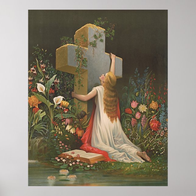 Aferrarse a una obra de arte de la época cruzada (Frente)