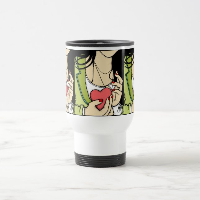 Aférrese a su taza del viaje del corazón (Centro)