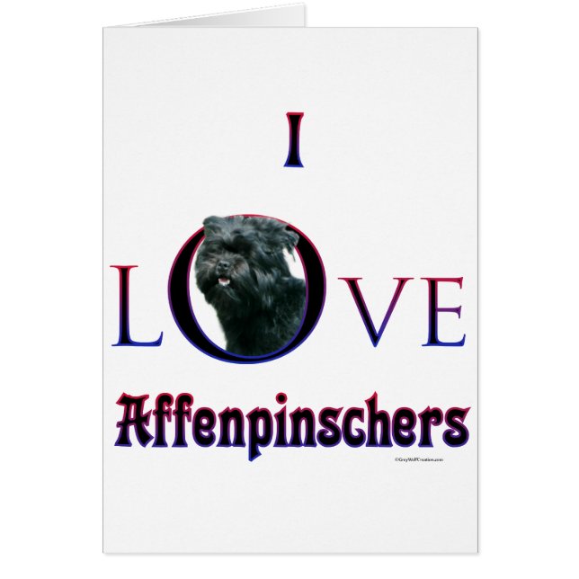 Affenpinscher I Love (Frente)