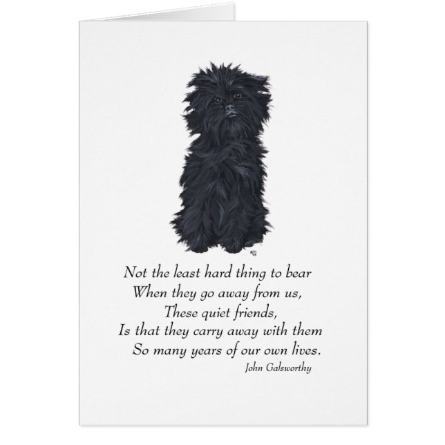 Affenpinscher Keepsake (Frente)