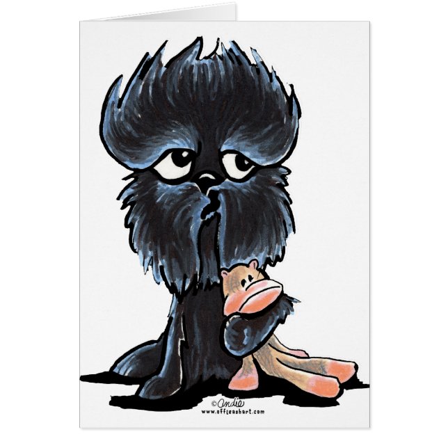Affenpinscher Monkey Toy (Frente)