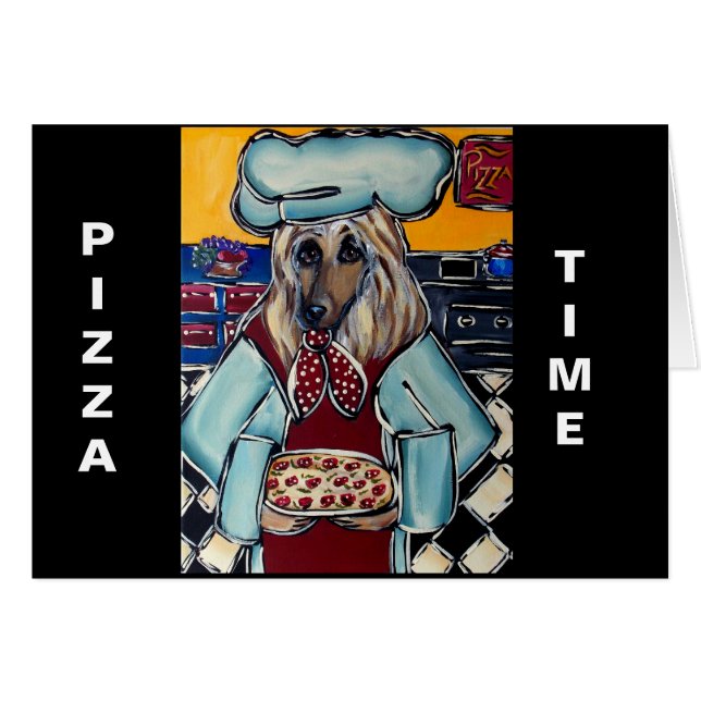 AFGHAN HOUND CHEF (Anverso (Horizontal))