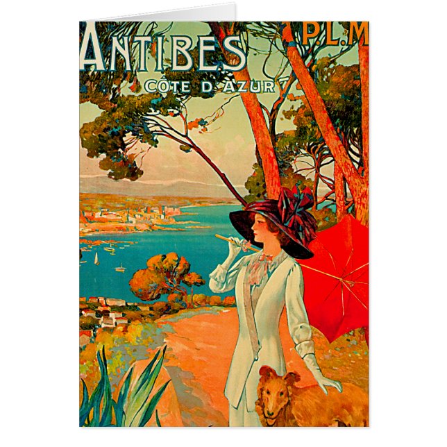 Afiche de Antibes France Vintage (Frente)