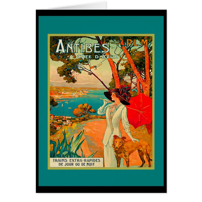Afiche de Antibes France Vintage (Frente)
