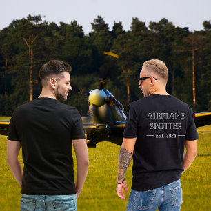 Afiche De Avión Est. Camiseta de aviación 20xx Per