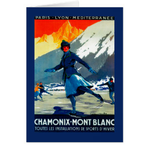 Afiche de cosecha Chamonix-Mont BlancEuropa