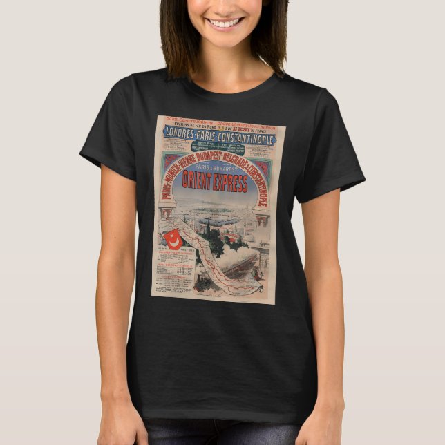 Afiche de época - Camiseta Retro Orient Express (Anverso)