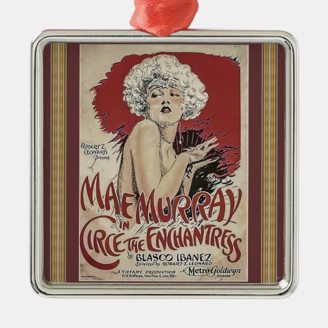 Afiche de época Ornamento Metalizado (Frente)