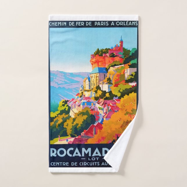 Afiche de época - Rocamadour (Toalla de mano)