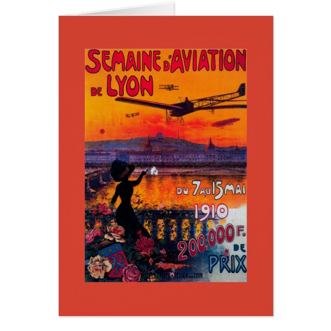 Afiche de la época de la Semaine d' Aviation De Ly (Frente)