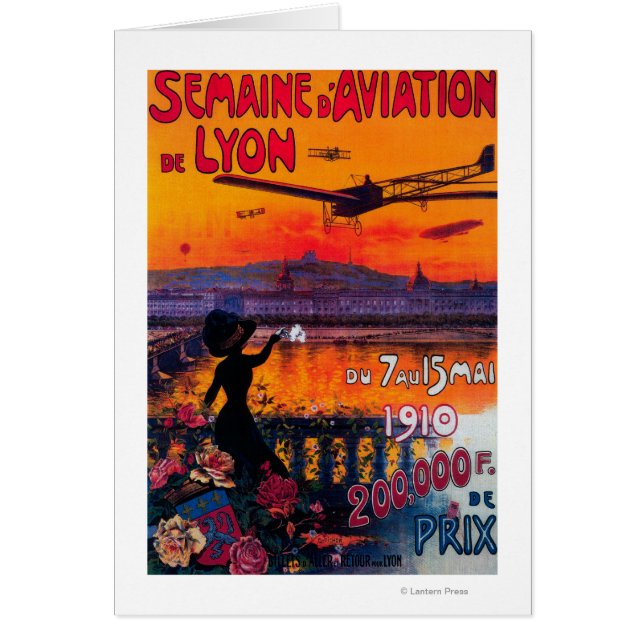 Afiche de la época de la Semaine d' Aviation De Ly (Frente)