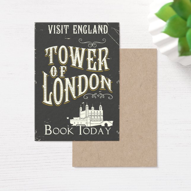 Afiche de la Torre de Londres Inglaterra (Escritorio)