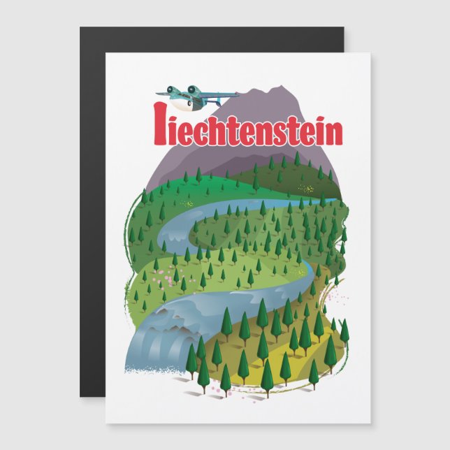 afiche de liechtenstein Travel (Anverso/Reverso)